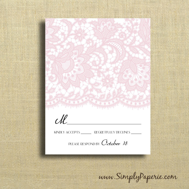 Vintage Lace Wedding Invitations - product images  of 