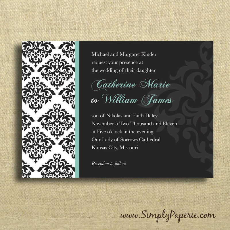 Damask Wedding Invitations - product images  of 