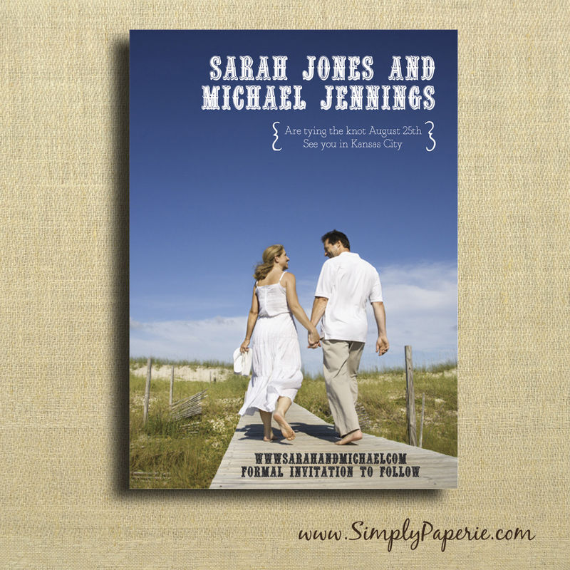 Statement Photo Save the Dates - product images