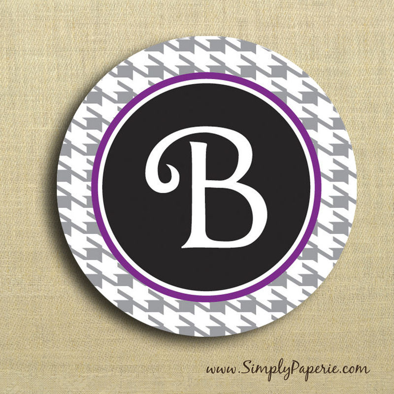 Houndstooth Personalized Stickers - product images  of 