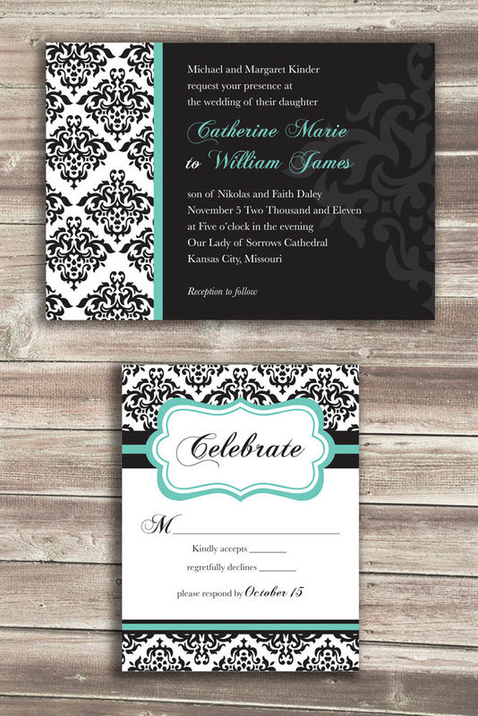 Damask Wedding Invitations - product images  of 
