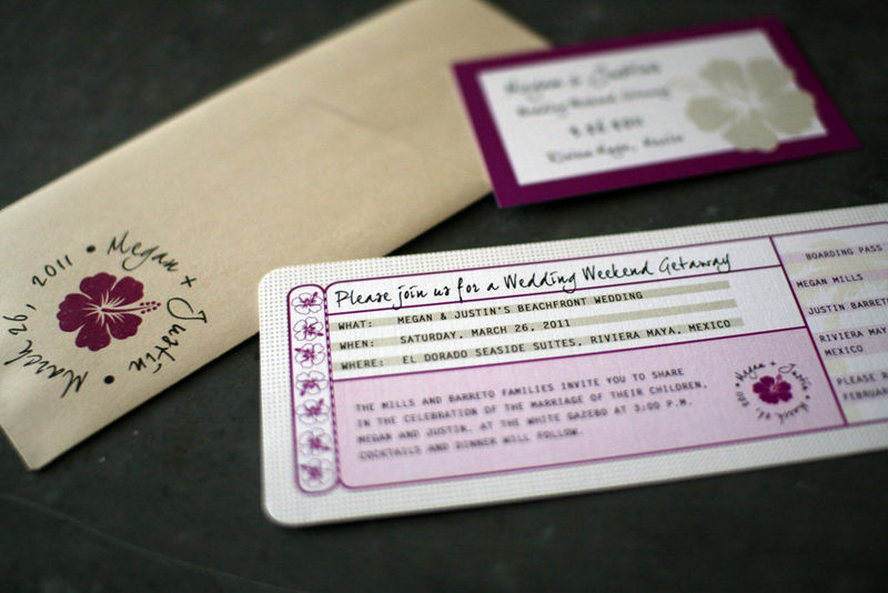 Boarding Pass Invitation and Ticket Jackets - product images  of 