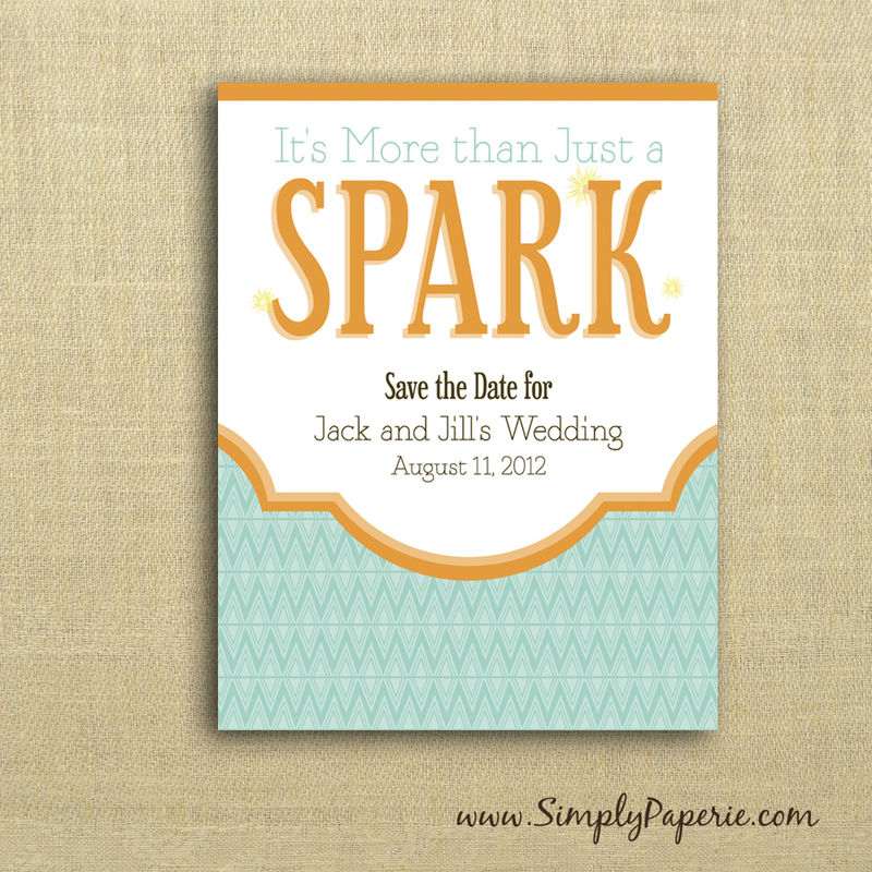 More Than Just a Spark Save the Date Cards - product images  of 