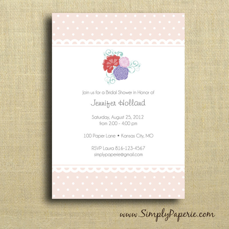 Garden Party Shower Invitation - product images