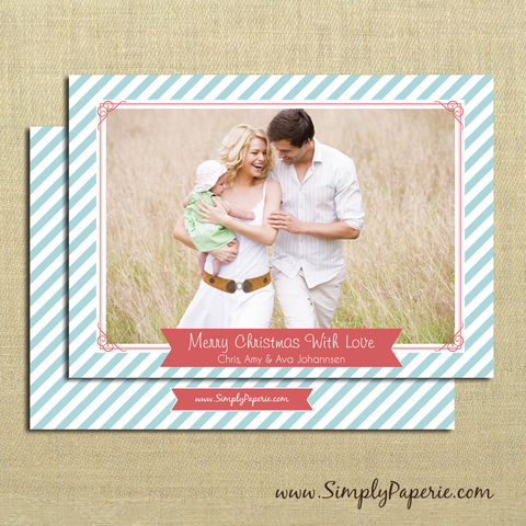Family,Frame,Photo,Card,christmas, holiday, card, child, children, family, photo, baby its cold outside, snowflake, aqua, teal, grey, baby, modern, trendy, 5 x 7
