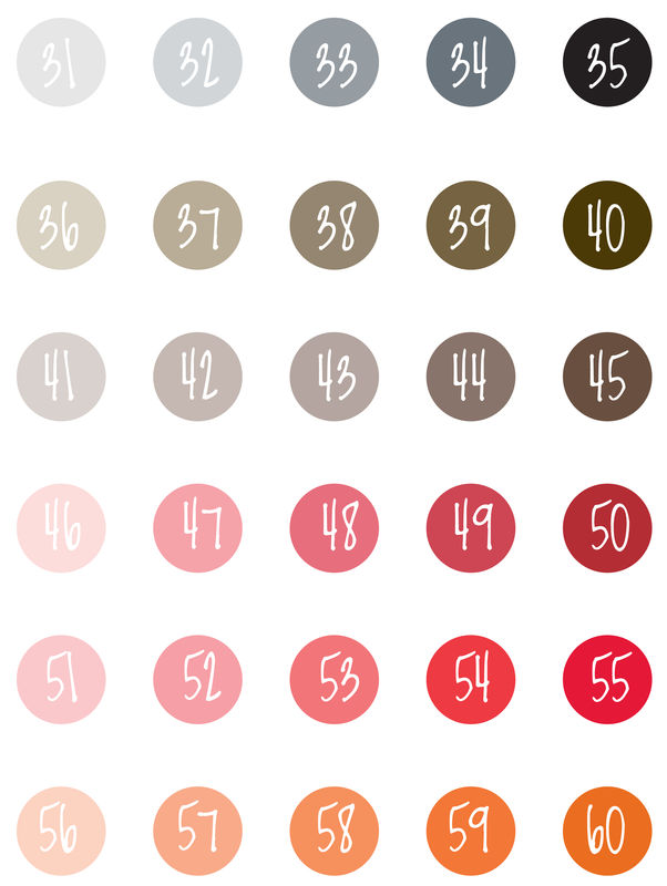 Select your color! Modern Wedding Typography Save the Dates - product images  of 