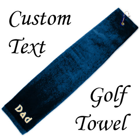 Custom,Embroidered,Golf,Towel, towel, custom, embroidered, text