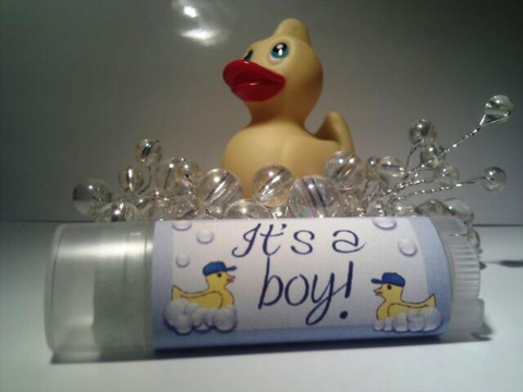 Personalized,Boy,Baby,Shower,Lip,Balm,custom, personalized, baby shower, gift