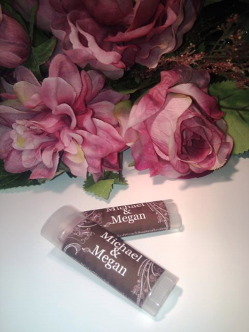 Personalized,Wedding,(or,Shower),Lip,Balm,custom, personalized, wedding shower, gift, wedding
