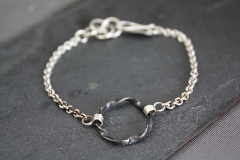 Drop bracelet oxidized - product images  of 