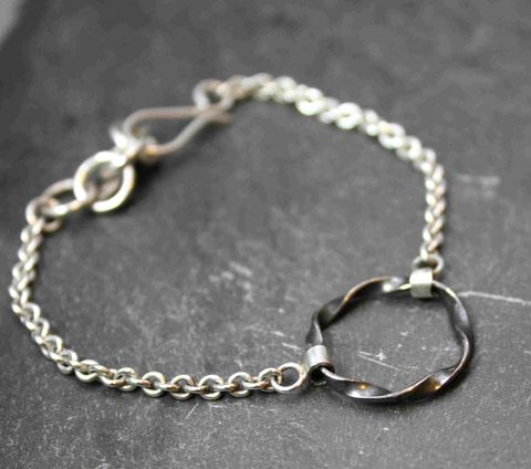Drop,bracelet,oxidized,Silver jewelry, silversmithing, sterling jewelry,sterling silver, handmade