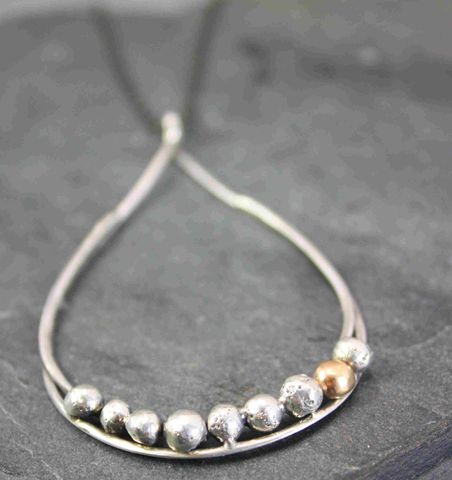 Lucky,necklace,lucky, horeshoe, villain, accessories, sterling, metalsmith, organic, reclaimed, recycled