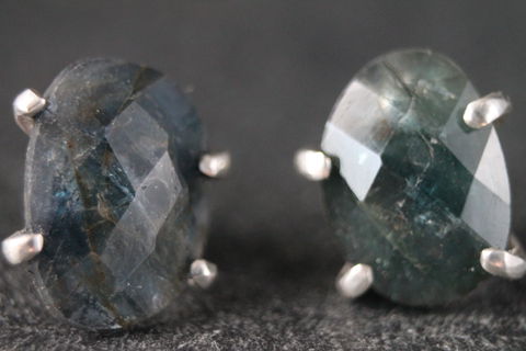AAA,Blue,sapphire,post,earrings, blue, posts, sterling, earrings, villain accessories