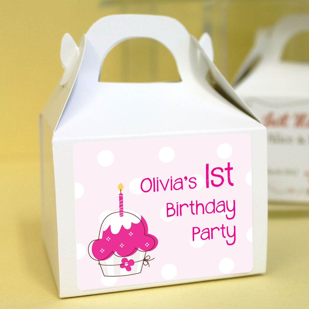 Personalised Birthday Cupcake Boxes - Birthday Cake - Uber ...