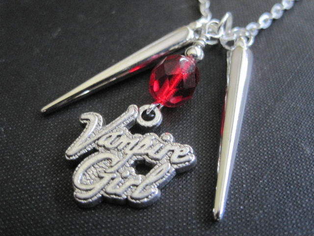 アクセサリー vamps vkei necklace Vampire Girl Fang Spike Goth Necklace - V's Gothic Victorian