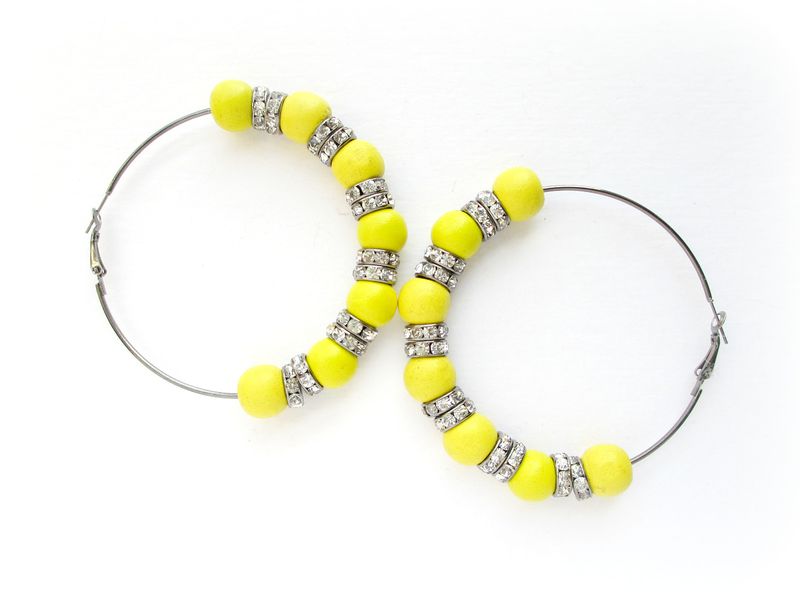Banana Boat Hoop Earrings - product images  of 