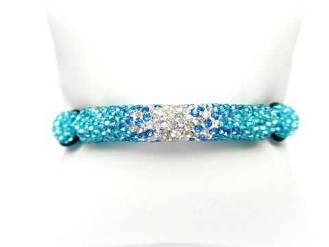 Aquamarine,Pave,Crystal,Bracelet,beaded bracelet,pave bracelet,Rhinestone bracelet,shamballa inspired,pave bar,aquamarine,blue