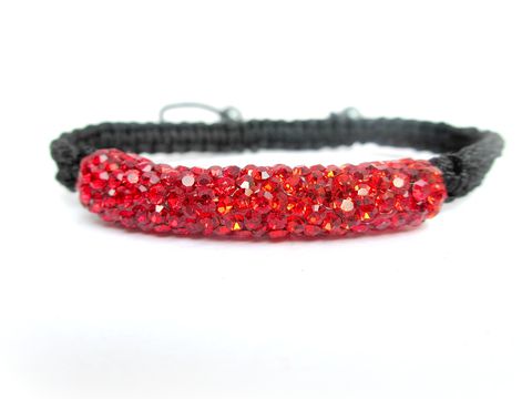 Red,Rhinestone,Pave,Bracelet,,Adjustable,red rhinestone pave bracelet,pave bracelet,beaded bracelet,bead bracelet,red pave bracelet,rhinestone bracelet,adjustable bracelet