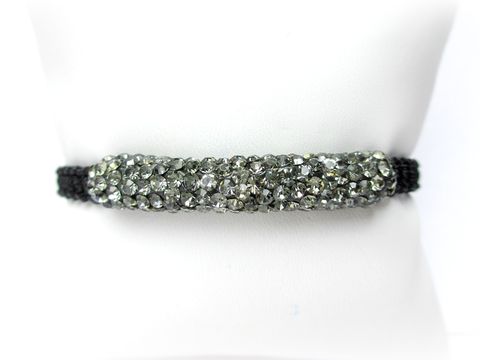 Grey,Pave,Bracelet,,Adjustable,pave bracelet,adjustable bracelet,beaded bracelet,beaded stretch bracelet,crystal rhinestone bracelet,grey Rhinestone bracelet