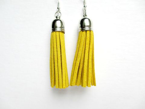 Mustard,Tassel,Earrings,,Yellow,Fringe,Earrings,yellow tassel earrings,mustard tassel earrings,tassel earrings,fringe earrings,yellow fringe earrings