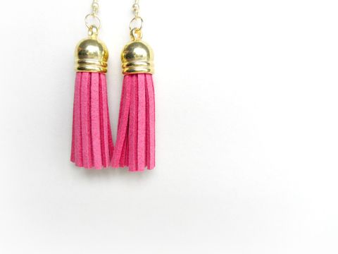 Pink,Tassel,Earrings,pink tassel earrings,tassel earrings