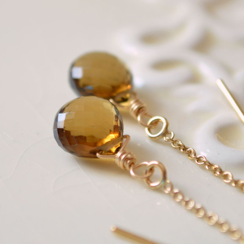 Threader Earrings Collection livjewellery