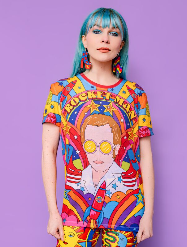 Vintage 1995 Elton John t-shirt Made In England | Grailed