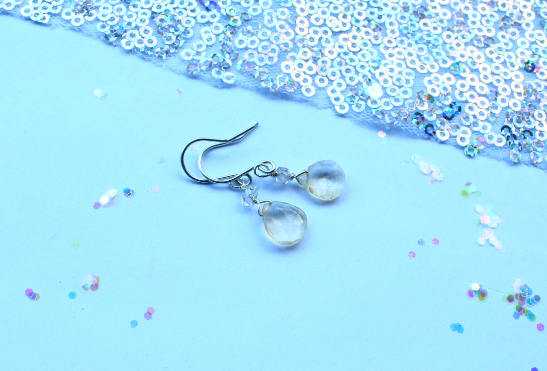 Herkimer Diamond Earrings
