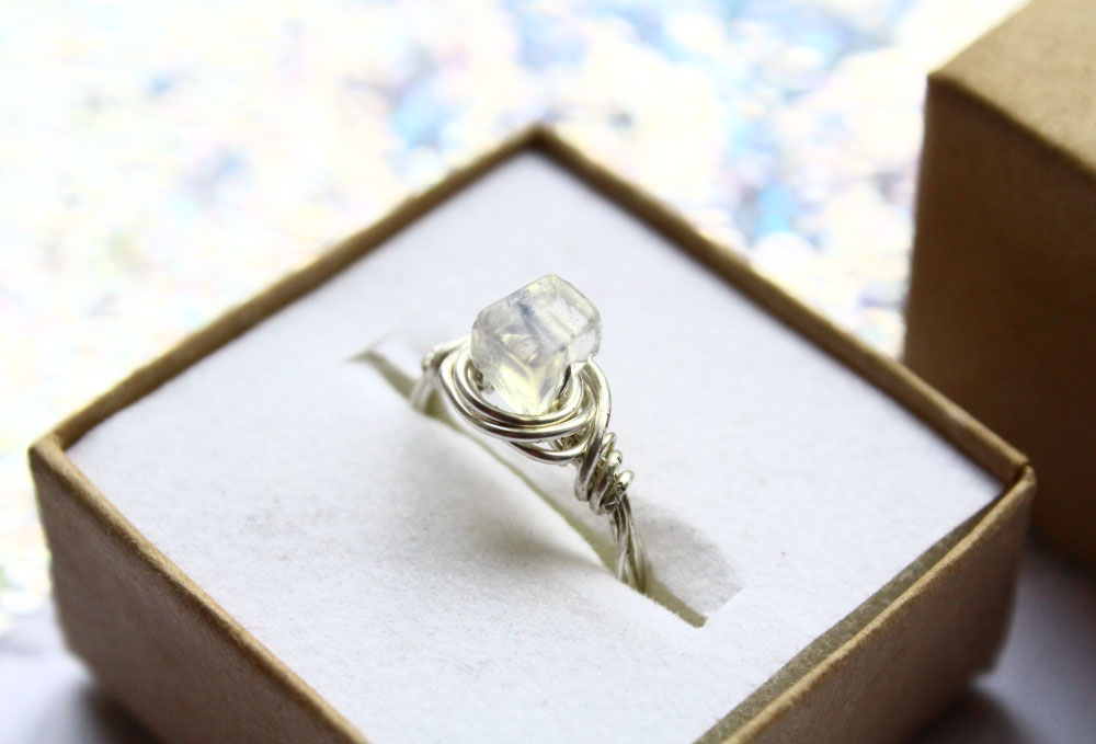 Thumb ring in sterling silver