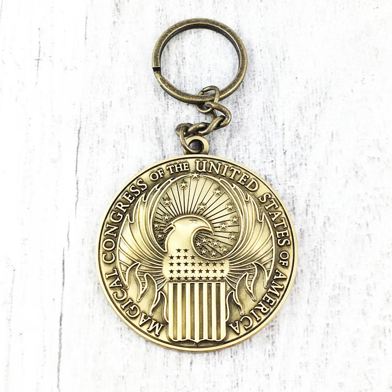 Harry Potter Bronze Fantastic Beasts Keyring