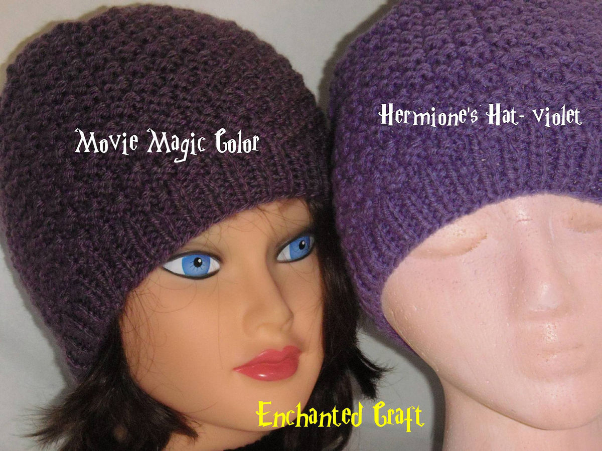 Hermiones hat carefully recreated from Harry Potter and the Deathly Hall...