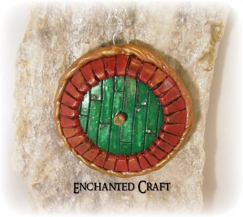 Hobbit Door pendant- Bag End for LOTR and halfling fans - product image  