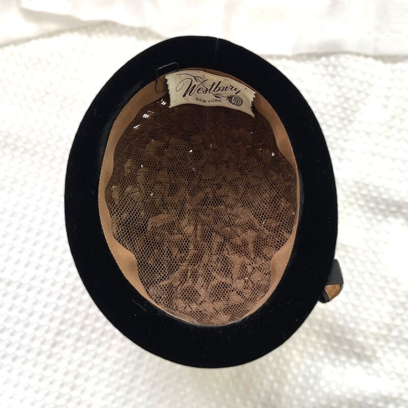 Vintage 60s WESTBURY Straw Bubble Hat  20 & 7/8 inches - product image