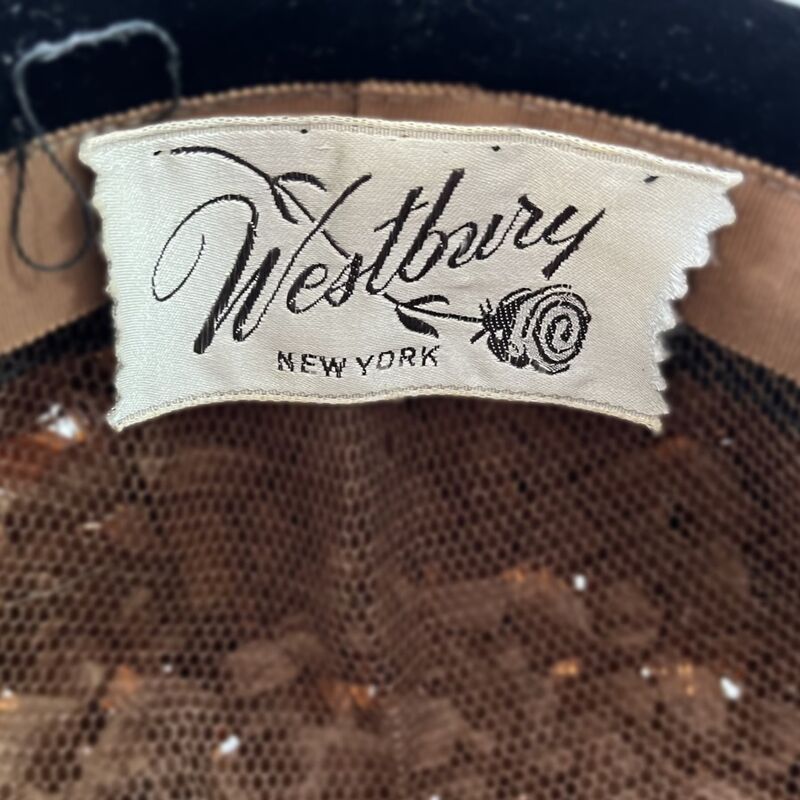 Vintage 60s WESTBURY Straw Bubble Hat  20 & 7/8 inches - product image