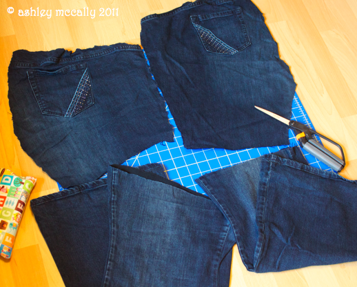 Custom pod of whales from your favorite jeans (~3 whales depending on jeans) - product image