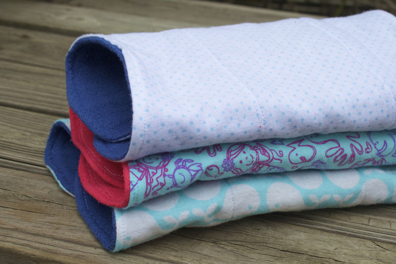 Ocean burp cloth set of 3 - product image