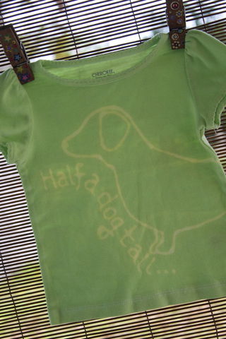 Gus,the,dachshund,-,hand,dyed,t-shirt,original,design,front,and,back,tshirt,green,kids_shirt,hot_dog,weiner_dog