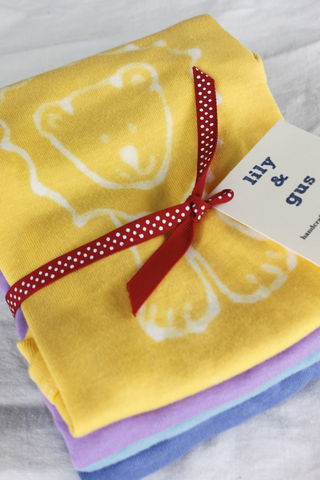 Animal,parade,onesie,gift,set,,baby,shower,Children,Clothing,hand_dyed,dye_resist,baby_gifts,baby_shower,baby_christmas_gift,safari,animals,lion,giraffe,hippo,elephant,golden_yellow,bodysuit,procion_mx_dye