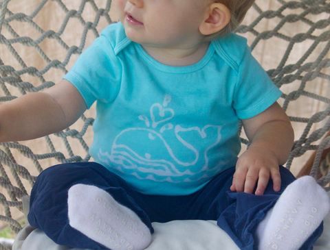Josie,the,Humpback,Whale,-,hand,dyed,onesie,original,design,Children,Clothing,hand_dyed,baby_shower,baby_christmas_gift,children,stocking_stuffer,baby,aqua,blue,whale,navy,humpback_whale,under_20,cotton,procion_mx_dye,dye_resist