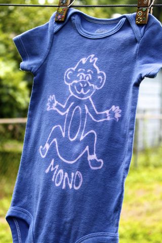 Mono/Monkey,-,hand,dyed,onesie,original,design,front,&,back,Children,Clothing,mono,monkey,hand_dyed,dye_resist,baby_gifts,baby_shower,tropical