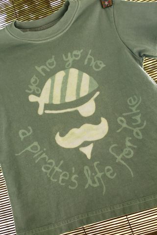 Pirate,essentials,tshirt, birthday, custom shirt, hand dyed, hand drawn, mustache