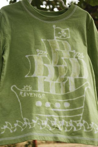 Pirate,ship,Revenge,tshirt, birthday, custom shirt, hand dyed, hand drawn, pirate ship, revenge, pirate party
