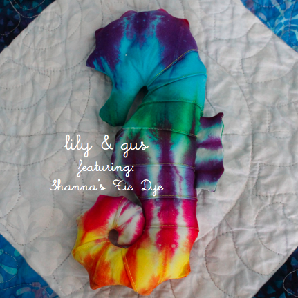 Tie dye lily & gus/Shanna's Tie Dye seahorse (small) - product image