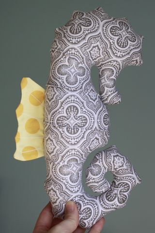 Dove,the,seahorse,(large),100% organic plush, organic lovey, organic stuffed animal, OOAK, heirloom toys, handmade plush, seahorse, Shanna's tie dye, lily and gus, limited edition