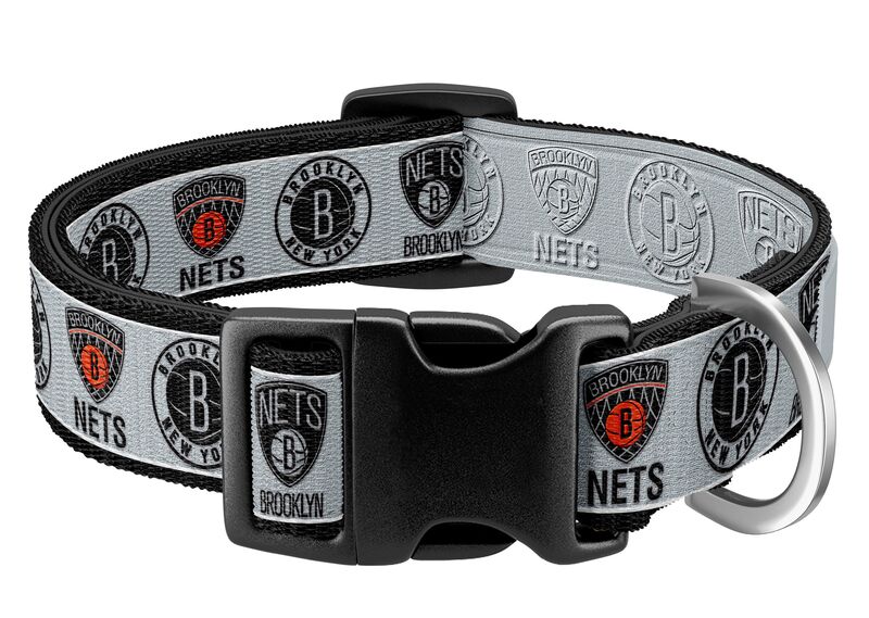 Basketball Fan Brooklyn Nets Dog Collar - product image