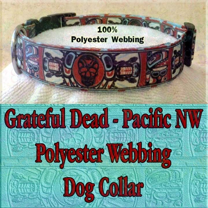 Pacific Northwest Circa 73-74 Believe It If You Need It Designer Dog Collar - product image