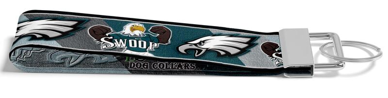 SWOOP Philadelphia Eagles Team Color Palette Designer Dog Collar - Pink or Green - product image