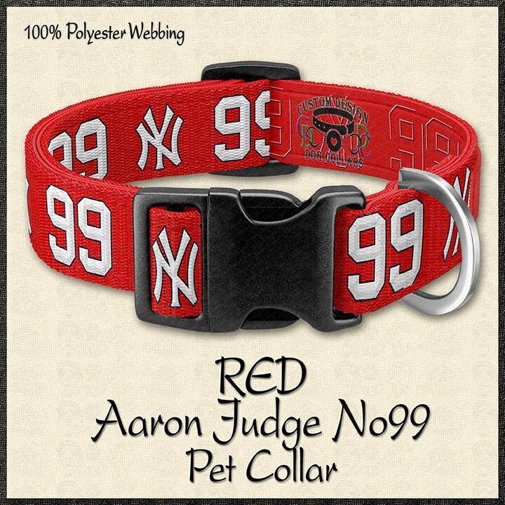 Baseball Aaron Judge No 99 Fan Designer Novelty Dog Collar - product image
