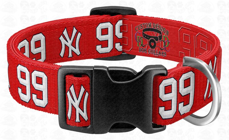 Baseball Aaron Judge No 99 Fan Designer Novelty Dog Collar - product image