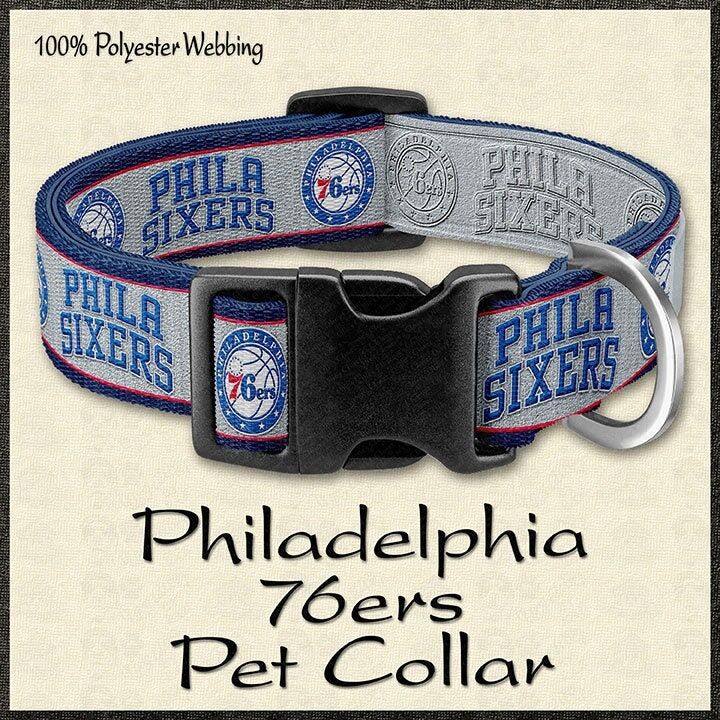 Basketball Fan Philadelphia 76ers Dog Collar - product image